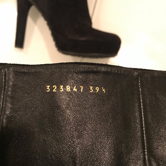 GUCCI Anouk Suede Knee High Boots 323847 - Picture 8 of 8